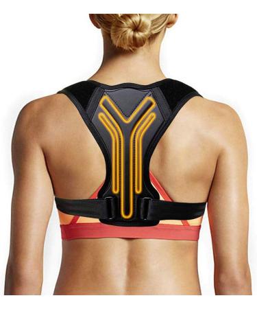 Posture Corrector Posture Corrector Back Brace Shoulder Back Support Belt Shoulder Posture Adjust Magnetic Therapy For Back Brace (Beige S) Better life Black L - Buy Online on GoSupps.com
