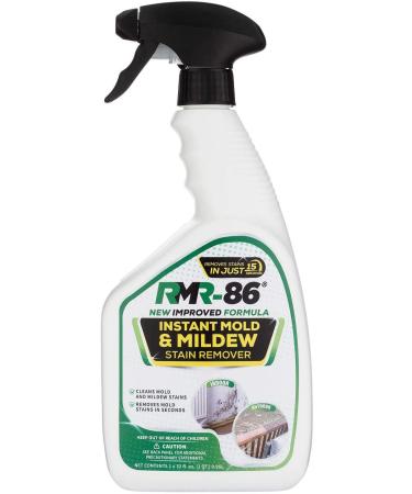 RMR-86 Instant Mold and Mildew Stain Remover Spray - Scrub Free Formula, 32 Fl Oz 32 Fl Oz (Pack of 1)
