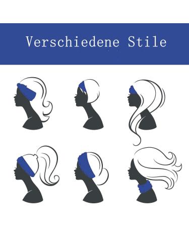 Shop Stylish Women's Wide Headbands - 3 Pack Solid Color Elastic Hair Bands for Sports & Yoga - Buy Online on GoSupps.com
