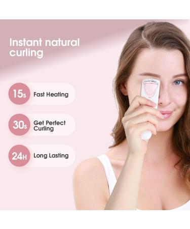 TOUCHBeauty Heated Eyelash Curler - Electric Makeup Tool for Long-Lasting Curls | AG-2003AP (Pink) - Buy Online on GoSupps.com