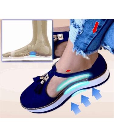 Stylish Women's Platform Sandals with Tassels - Comfortable Closed Toe Suede Shoes for Summer & Travel (Gray EU 35-39) | Perfect for Beach & Outdoor Adventures - Buy Online on GoSupps.com