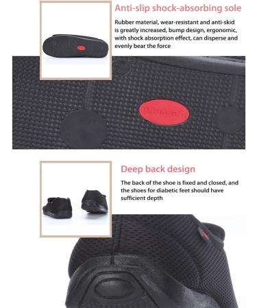 XINTU Women's Diabetic Walking Slippers Shoes - Extra Wide Adjustable Closure for Swollen Feet - Coffee - Size 37 - Buy Online on GoSupps.com