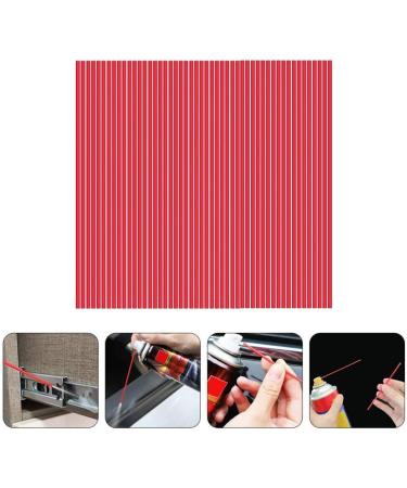 Housoutil 100Pcs Plastic Spray Can Straws - Replacement Extension Straws for Lubricant, Home Renovation, Car Maintenance (Red) - Buy Online on GoSupps.com