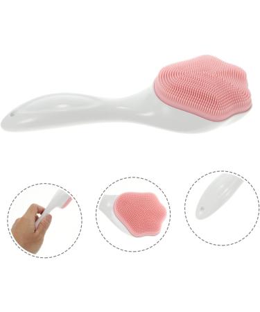 Didiseaon Silicone Face Brush Handle Face Brush Face Cleansing Brush Silicone Brush Cleansing Pads for Face Facial Cleansing Brush Handheld Silica Gel Pink Facial Cleanser 15.3x5.2cm Pink - Buy Online on GoSupps.com