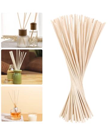 BUIFU 100 pc diffuser stick 30 * 0.3cm rattanstfen room fragrance fragrance stick light yellow aroma diffuser stick reed diffuse sticks natural diffuser sticks for essential oils in the home spa