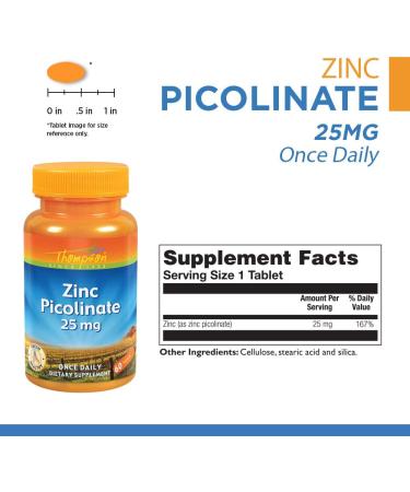 Thompson Zinc Picolinate 60 Tabs - High Quality Supplement - Buy Online on GoSupps.com