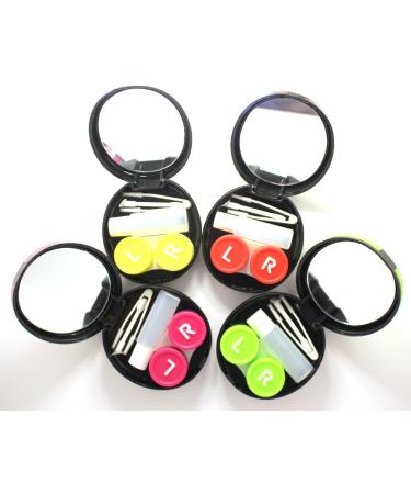 Contact Lens Case - Ladybird Storage Container Set (Yellow) | Durable & Cute Design for Travel - Buy Online on GoSupps.com