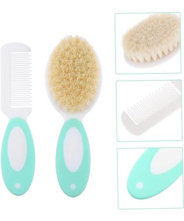 SAFIGLE 6 Pcs Baby Hair Brush and Comb Set - Kids Shower Scalp Combs and Silicone Scrubbers - Toddler Hair Care Kit - Buy Online on GoSupps.com