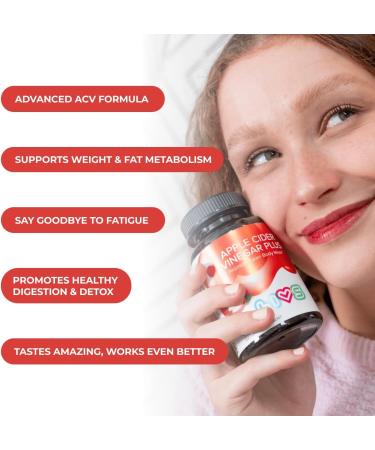 LIVS Apple Cider Vinegar Plus Gummies with Turmeric & Ginger | Organic ACV Gummies Vegan Gluten-Free & Non-GMO 120 Count ACV Plus Gummies Pack of 2 - Buy Online on GoSupps.com