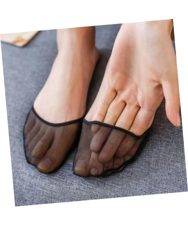 POPETPOP 12 Pairs Honeycomb Fabric Half Socks - Seamless Toe & Heel Pads for High Heels - Summer Accessories for Women - Buy Online on GoSupps.com
