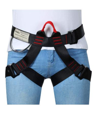 HandAcc Climbing belts, Safe Seat Belts for Tree Climbing Outdoor Training Caving Rock Climbing Rappelling Equip - Half Body Guide belt for Women Man and Novice - Buy Online on GoSupps.com