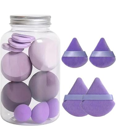 Make up Sponges for Foundation Soft Blending Sponge - Beauty Sponge Wet & Dry Use Powder Puff for Women Girlfriend Mother Wife Purple - Buy Online on GoSupps.com