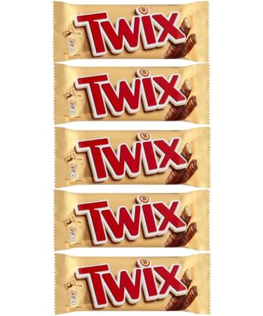 Twix Standard Twin Chocolate Bars 25 x 50g New Christmas Chocolates with VIMIX Gift Box - Buy Online on GoSupps.com