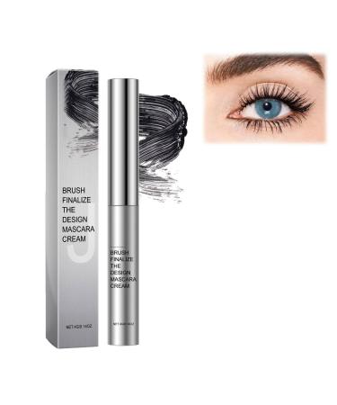 Washable Metal Rod Mascara - Waterproof Tubing Mascara Volume and Length Iron Wand Mascara Long Lasting Smudge-Proof Non Clumping Lengthening Fiber Lash Mascara Makeup for Women (Black One Size) Black 7 ml (Pack of 1)