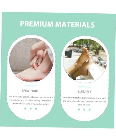 Healeved 1 Set Moisturizing Gloves for Female for Women Womens Socks Lotion Moisturizing Socks Womens Gloves Women Moisturizing Gloves Girl Child Care Casual Socks Yarn - Buy Online on GoSupps.com