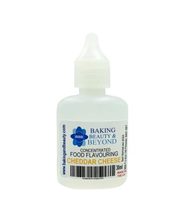 Baking Beauty and Beyond Concentrated Food Flavouring Oil - Dozen of Professional Quality Food Grade Flavours Oil for Candy Making Baking Cooking Lip Balm and Lip Gloss - Cheddar Cheese (30ml)