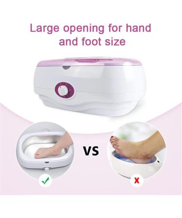 Jrcfnss Paraffin Wax Machine for Hand and Foot 4L High Capacity Paraffin Wax Heater 0-60 C Adjustable Paraffin Bath for Moisturizing and Renewing Skin Beauty Salon - Buy Online on GoSupps.com