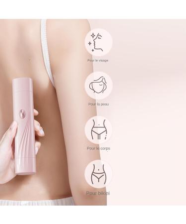 Rasoir lectrique Pour Femmes Tondeuse Femme 2 T tes Imperm able limination Douceur Visage Peau Sensible Aisselles Voyage Compact Rose - Buy Online on GoSupps.com