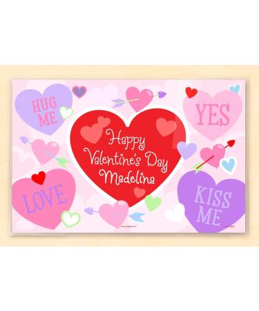 Customized Valentine Placemat for Kids | Personalized Olive Kids Design - Buy Online on GoSupps.com