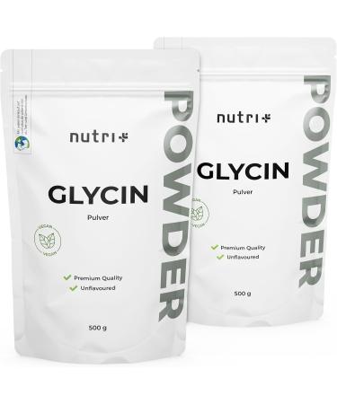 Nutri + Glycine Powder 500g | Vegan Amino Acid Supplement | High Dose Sugar Substitute Without Additives - Buy Online on GoSupps.com