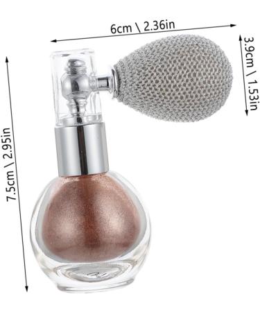 FOYTOKI 2pcs Spray Glitter Highlighting Powder Face High Gloss Spray Shimmer Sparkle Pressed Spray Plastic - Buy Online on GoSupps.com