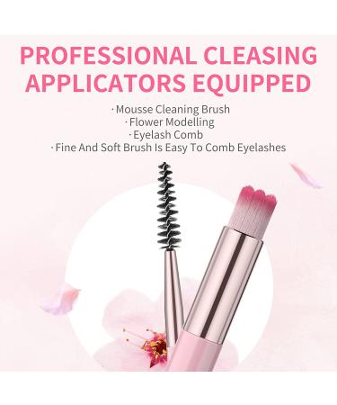 BREYLEE Eyelash Extension Cleanser 60ML - Paraben & Sulfate Free Foam Cleanser for Extensions & Natural Lashes - Salon and Home Use - Includes Mascara Wand - 2 Fl Oz - Buy Online on GoSupps.com