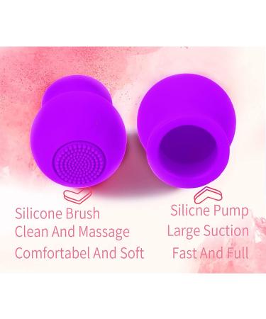 Lip Plumper Silicone Lip Pump - Enhance Lips with Lip Enhancement Device - Beauty Tool for Plumping Lips - Purple - Buy Online on GoSupps.com