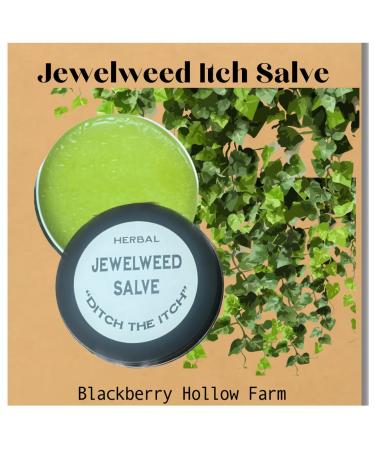 Miracle Jewelweed Salve | All-Natural Relief for Poison Ivy Oak Sumac & Insect Bites | Fast-Acting Itch & Rash Soother | Perfect for Outdoor Enthusiasts & Families 1 Ounce