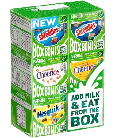 Cereal Bundle Consisting of Kellogg's 8 Variety Packs 196g & Nestle Box Bowls Cereals 6 Pack 214g (2 Pack) - Buy Online on GoSupps.com