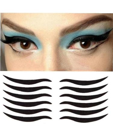 Piniccore 160PCS Black Eyelid Tools - Sexy Katze Art Eyes Sticker Eyeliner Bands | International Shipping - Buy Online on GoSupps.com