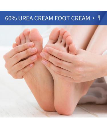 Urea Foot Cream 60% Urea Cream Cracked Heel Repair Cream Foot Cream for Cracked Heels and Dry Skin Callus Remover for Dry and Hard Skin Heel Balm for Hand Foot Body - Buy Online on GoSupps.com