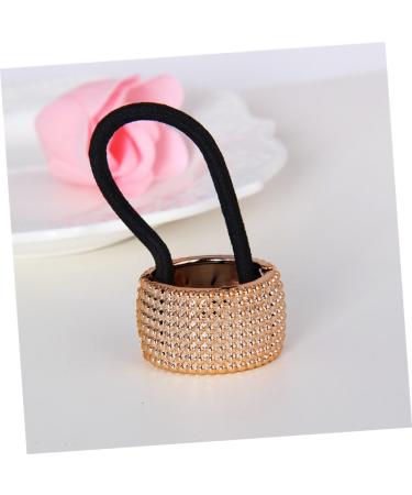 Beatifufu Hair Ties for Women Ponytail Holder Elastic Hair Ties Punk Hair Tie Goody Hair Ties Ponytail Tie Rhinestone Hair Bands for Women's Hair Fashion Hair Accessories Cuff Miss Hairpin - Buy Online on GoSupps.com