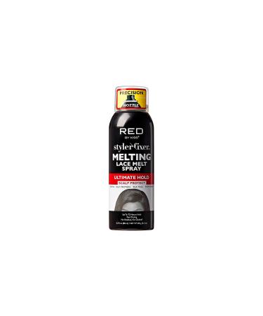 RED By Kiss Styler Fixer Melting Lace Melt Spray Ultimate Hold Scalp Protection Fast Drying & No Residue Strong Adhesion Natural Look for Lace Front Wig 2.7 Fl Oz