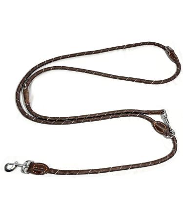 Trhills 3m Adjustable Dog Leash - Brown | Ideal for Large & Medium Dogs | Durable & Multifunctional Double-Leash - Buy Online on GoSupps.com
