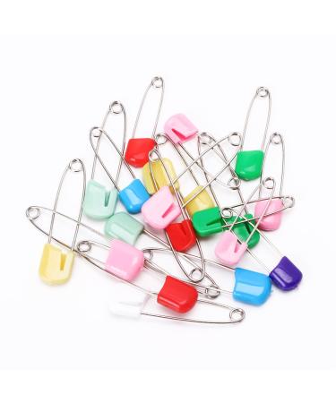 hero-s 20pcs Baby Diaper Pins for Kids Cloth Diapers Safety Lock Colorful Children Safety Pins