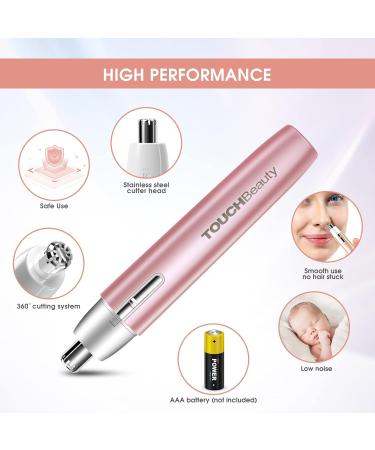 Nose Hair Trimmer & Ear Hair Cutter - Pain-Free Battery Operated Trimmer for Men & Women - Buy Online on GoSupps.com