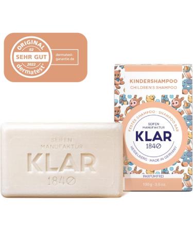 Klar Soap Manufactory Klars strong childrens shampoo perfumefree 100 g - Buy Online on GoSupps.com
