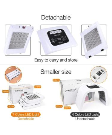 7 Color LED Facial Skin Therapy Mask LED Face Skin Light Treatment Anti-wrinkle Anti-aging Whitening Tender Skin Acne Kit - Buy Online on GoSupps.com