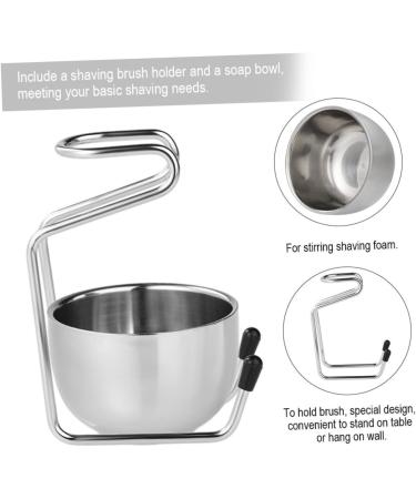 PopetPop Razor Rack Holder | Hand-Mounted Brush & Shaving Accessory | Rustproof Stainless Steel Gift for Friends - Buy Online on GoSupps.com