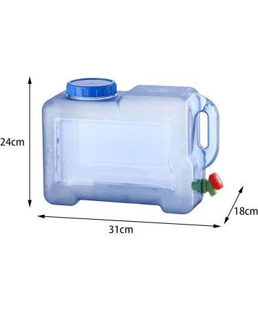 B Baosity 8L Portable Water Container with Spigot and Hole Lid - Ideal for Camping, Hiking, Cooking, and Bathing - Buy Online on GoSupps.com