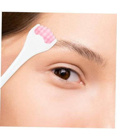 Silicone Face Massager & Eye Roller - Pink Beauty Device for Glowing Skin | International Shipping - Buy Online on GoSupps.com