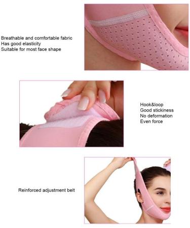 Elastic Face Slimming Belt Adjustable Breathable Belt With Lifting V Line Shaping Bandage For For Reduce Double Chin - Buy Online on GoSupps.com