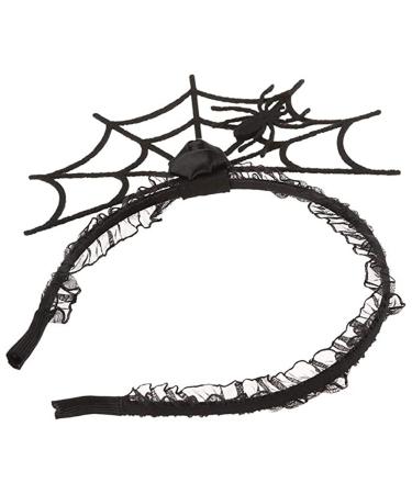 Halloween Headband Halloween Black Spider Hair Hoop for Kids Women Girls Halloween Party Headpiece Spider Web Head Boppers Spider Hair Accessories Halloween Headwear Halloween Costume Accessories