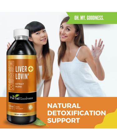 Herbal Goodness Liver Lovin Cleanse Detox & Repair Herbal Supplement - Natural Liver Support with Milk Thistle Chanca Piedra Burdock Ashwaghanda & More Digestive Aid Non-GMO 12oz - Buy Online on GoSupps.com