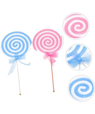 Alipis Lollipop Prop 2pcs Wedding for Lollipop Photography Festive Carnival Birthday Cosplay Ornaments Fake Large Props - Buy Online on GoSupps.com