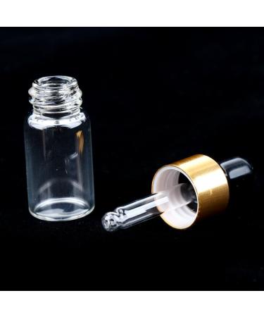 CUTICATE 20 Pieces 3ML Empty Glass Bottles with Pipette - Ideal for Essential Oils DIY and Travel - Buy Online on GoSupps.com