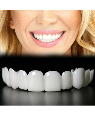 2 Pairs Top and Bottom Regain Confidence Smile Nature and Comfortable(White)