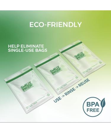 SMELLY PROOF Reusable Clear Stand Up Odor-Proof Storage Bags - Large 8.5 x 10 - 10 Pack - Made in USA - Buy Online on GoSupps.com