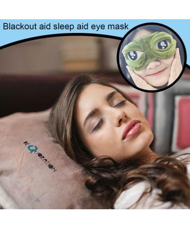 Shop 3D Sleep Mask - Funny Frog Eye Masks for Kids & Adults | Perfect Gift for Better Sleep - Buy Online on GoSupps.com