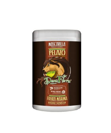 DONA FLORA - Maximum Strength Pelazo Mask | Strengthens and Nourishes | Without Sulfates or Parabens | Repairs and Protects | Shine and Volume - 100 g